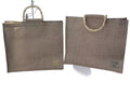 Jute Bag with Bamboo Handle